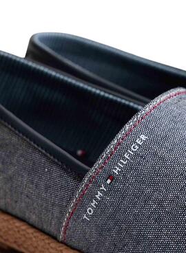 Alpargatas Tommy Hilfiger Chambray marino para hombre