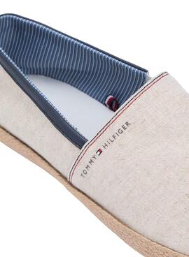 Alpargatas Tommy Hilfiger Chambray beige para hombre
