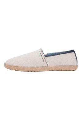 Alpargatas Tommy Hilfiger Chambray beige para hombre