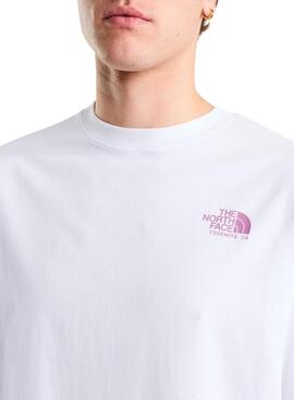 Camiseta The North Face Plant and Flora blanco para hombre