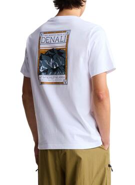 Camiseta The North Face Denali blanco para hombre