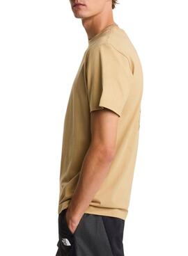 Camiseta The North Face Denali beige para hombre