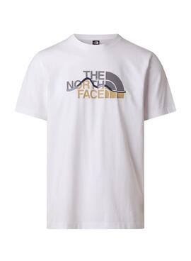 Camiseta The North Face Line blanco para hombre