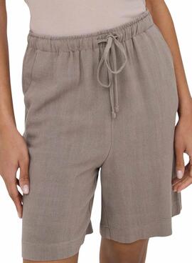 Bermudas Only Siesta beige para mujer