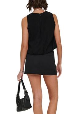 Top Only Laris balloon negro para mujer