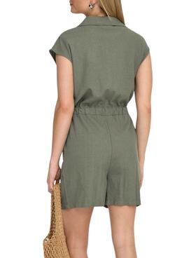 Mono corto Only Goa verde para mujer