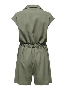 Mono corto Only Goa verde para mujer