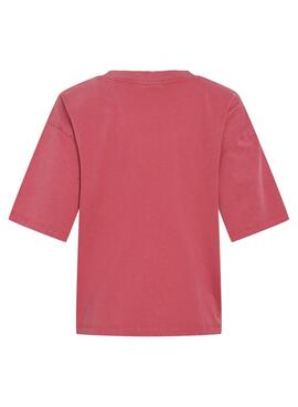 Camiseta Vila Rubie rosa para mujer