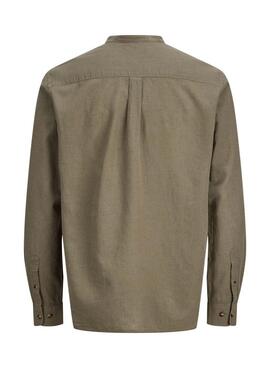 Camisa Jack and Jones Summer verde para hombre