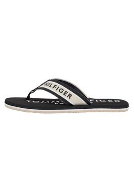 Chanclas Tommy Hilfiger Sporty negro para hombre
