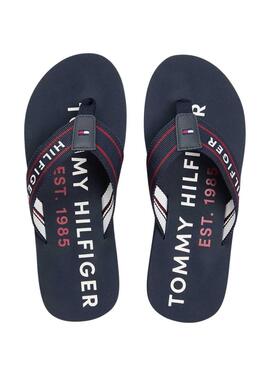Chanclas Tommy Hilfiger Sporty marino para hombre