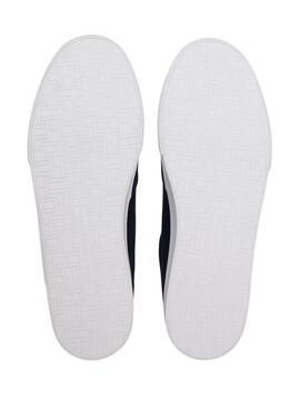 Zapatillas Tommy Hilfiger Vulc Core de lona marino para hombre