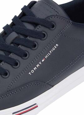 Zapatillas Tommy Hilfiger Vulc Core de piel marino para hombre
