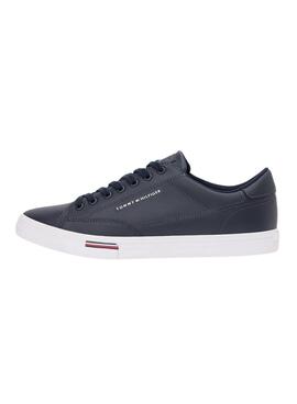 Zapatillas Tommy Hilfiger Vulc Core de piel marino para hombre