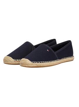 Alpargatas Tommy Hilfiger Flag Canvas marino para mujer