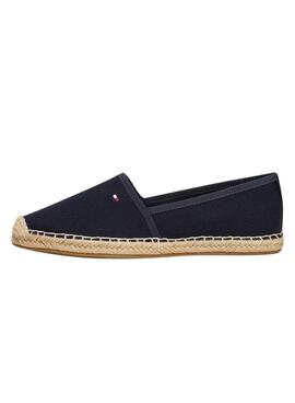 Alpargatas Tommy Hilfiger Flag Canvas marino para mujer
