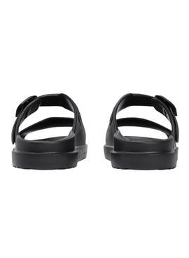 Sandalias Tommy Hilfiger Light doble tira negro para mujer