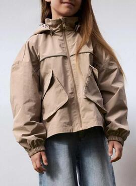 Chaqueta Name It Mika camel para niña