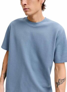 Camiseta Jack and Jones Austin azul para hombre