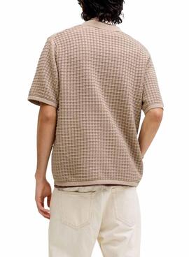 Polo Jack and Jones Nantucket beige para hombre