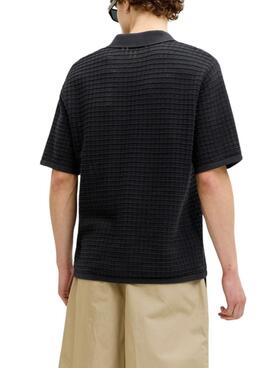 Polo Jack and Jones Nantucket negro para hombre