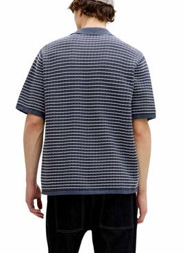 Polo Jack and Jones Nantucket rayas azul para hombre