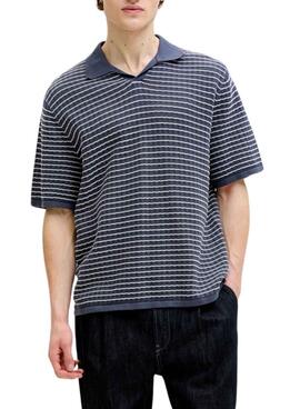 Polo Jack and Jones Nantucket rayas azul para hombre