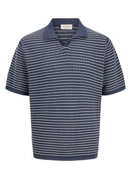 Polo Jack and Jones Nantucket rayas azul para hombre