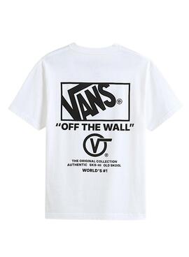 Camiseta Vans Stacked blanco para hombre
