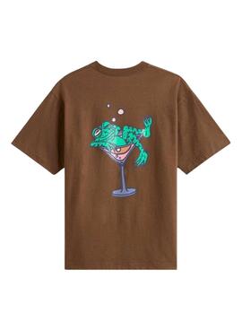 Camiseta Vans Bar Hopper marrón para hombre