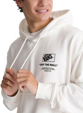 Sudadera Vans Stacked blanco para hombre