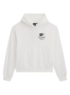 Sudadera Vans Stacked blanco para hombre
