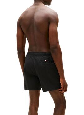 Bañador Tommy Hilfiger logo negro para hombre
