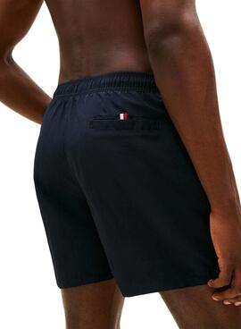 Bañador Tommy Hilfiger logo azul marino para hombre