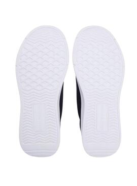 Zapatillas Tommy Hilfiger Knitted Runner azul para hombre