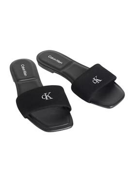 Sandalias Calvin Klein Jeans Square negro para mujer