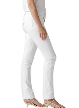 Pantalón vaquero Levis 314 shaping blanco para mujer