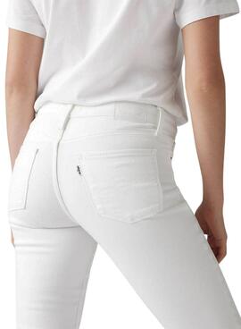 Pantalón vaquero Levis 314 shaping blanco para mujer