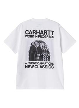 Camiseta Carhartt Sean Hamilton blanco para hombre
