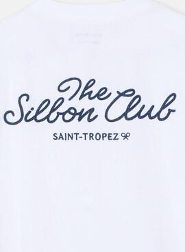 Camiseta Silbon The Club Saint Tropez blanco para hombre