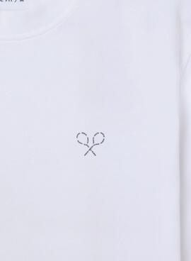 Camiseta Silbon Lettering blanco para hombre