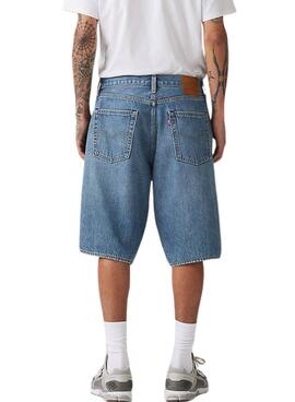 Bermuda vaquera Levis 478 Baggy azul medio para hombre