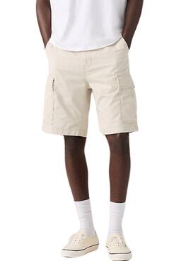 Bermudas Levis Carrier Cargo beige para hombre