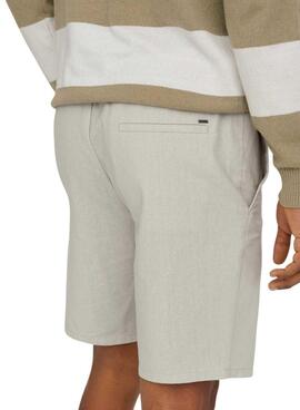 Bermudas Only and Sons Linus beige para hombre
