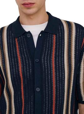 Polo Only and Sons Leon azul marino para hombre