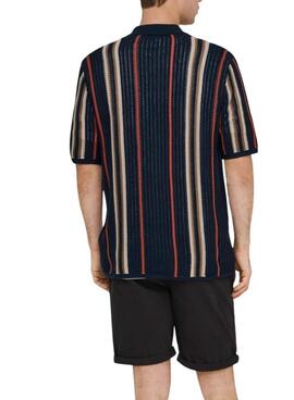 Polo Only and Sons Leon azul marino para hombre