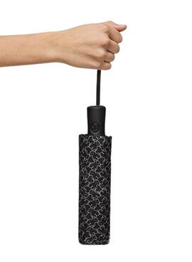 Paraguas Tous plegable mil osos negro para mujer