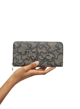 Billetera Tous Kaos Icon negro para mujer