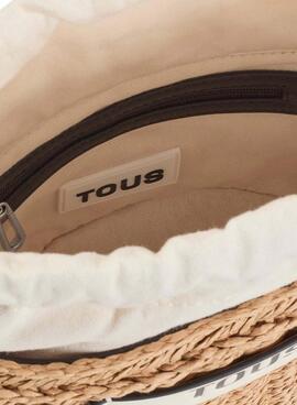 Bolso Tous saca Scoubidou natural y negro para mujer