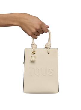 Bolso Tous mini Pop La Rue New beige para mujer